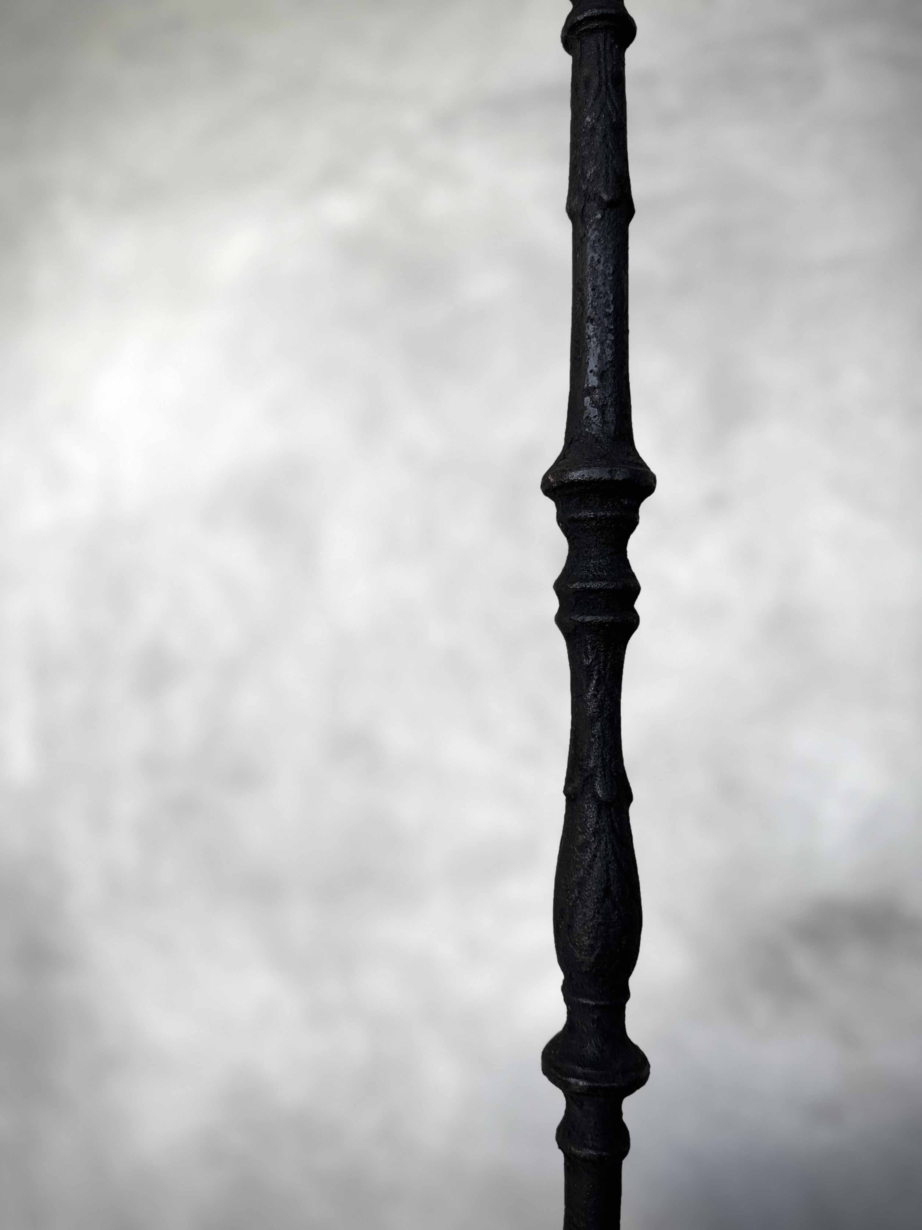 GARIMA cast iron candle holder, antique