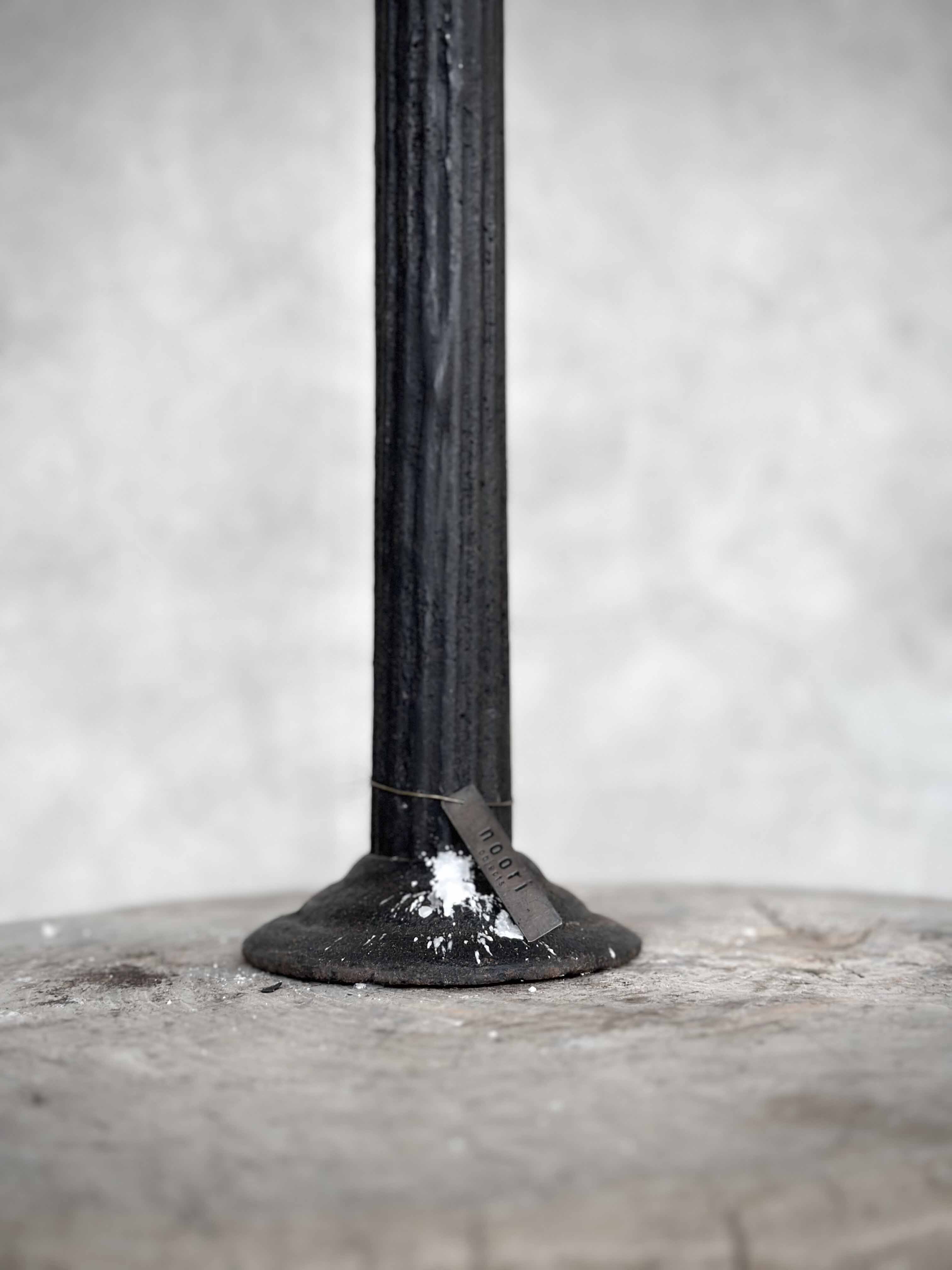 NOVA XL - cast iron candle holder, antique