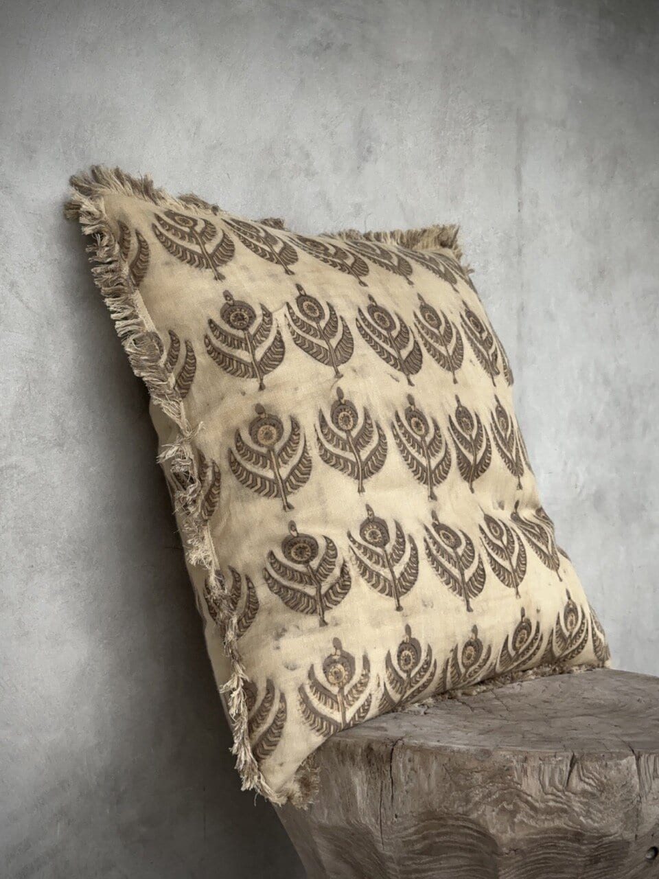 ELINA cushion cover, brown