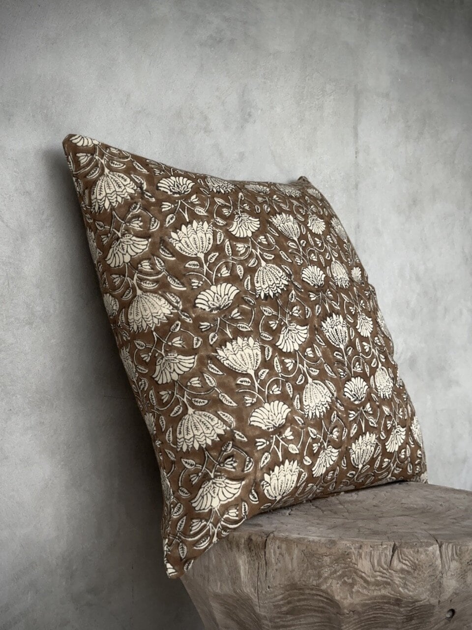 EMMA cushion cover, brown