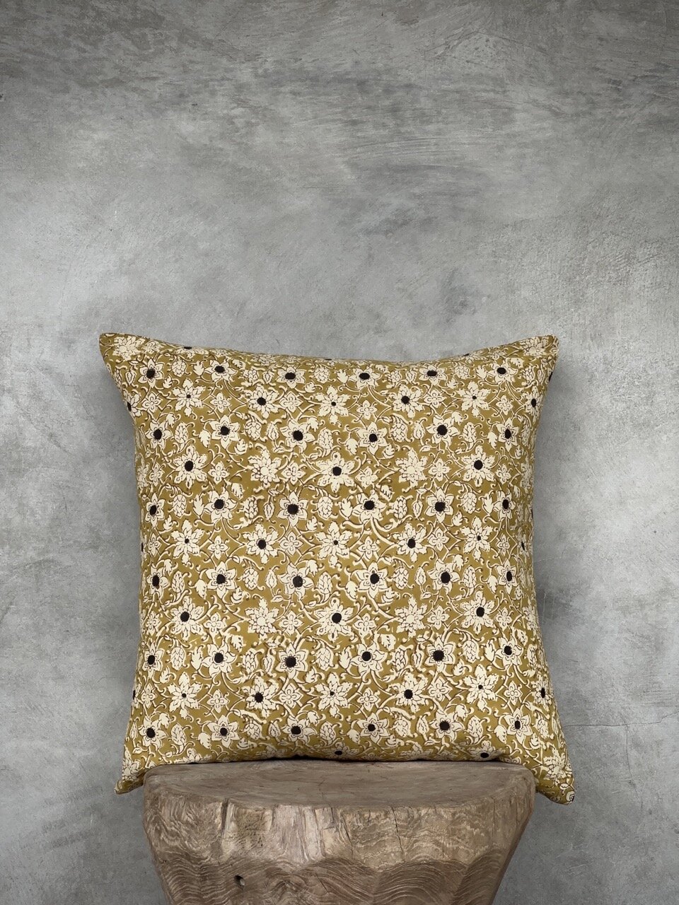 ESTER cushion cover, mustard