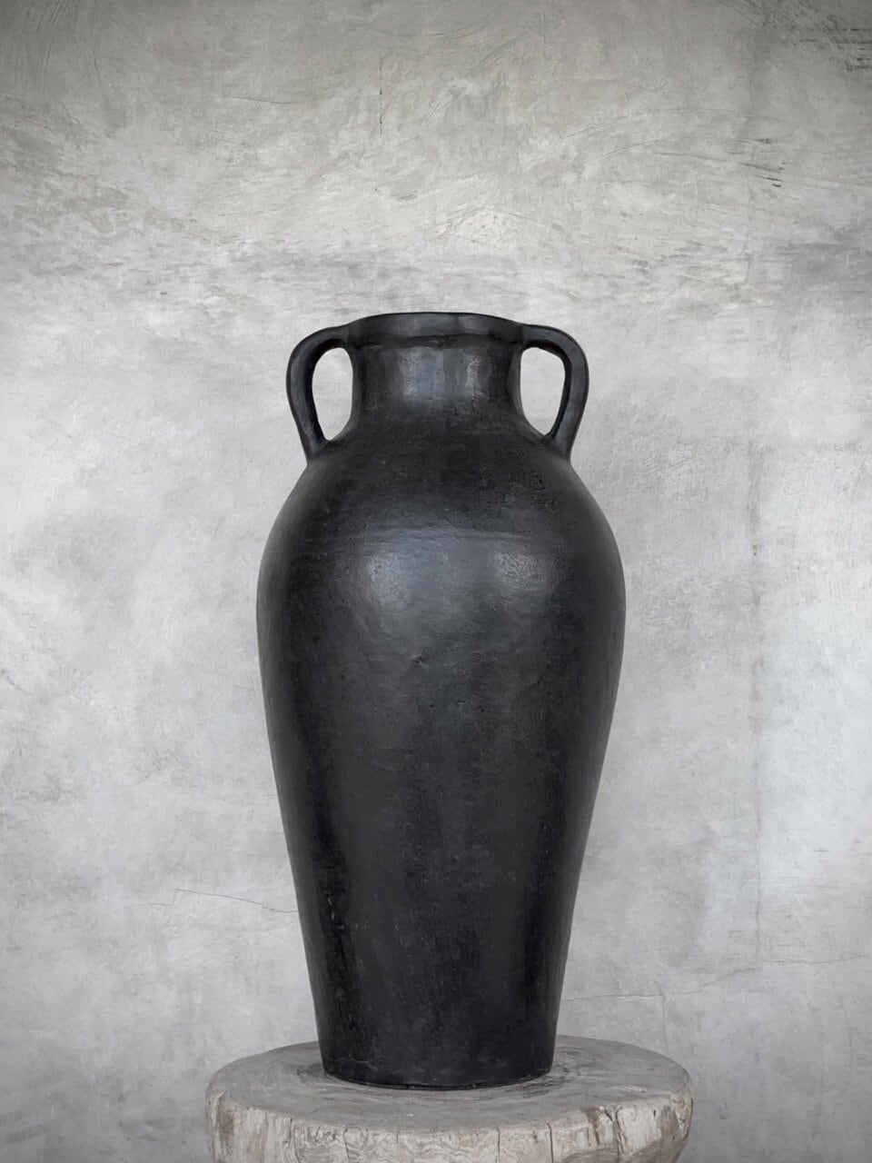 FIROZ vase, black antiqiue