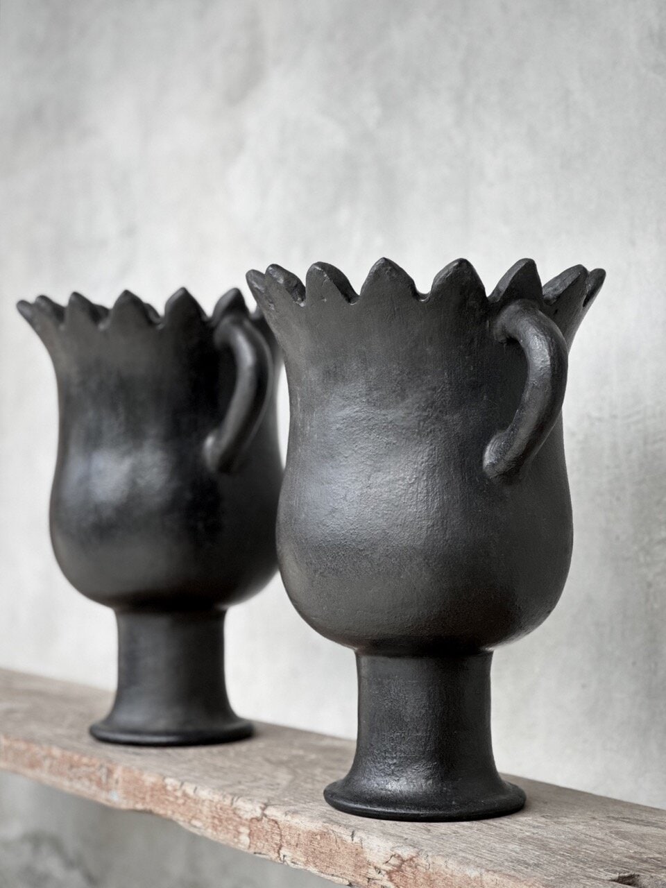 PIALA vase, black antique