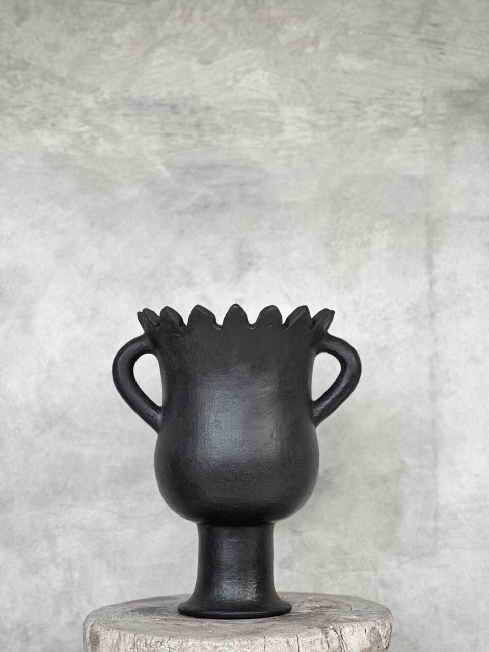 PIALA vase, black antique