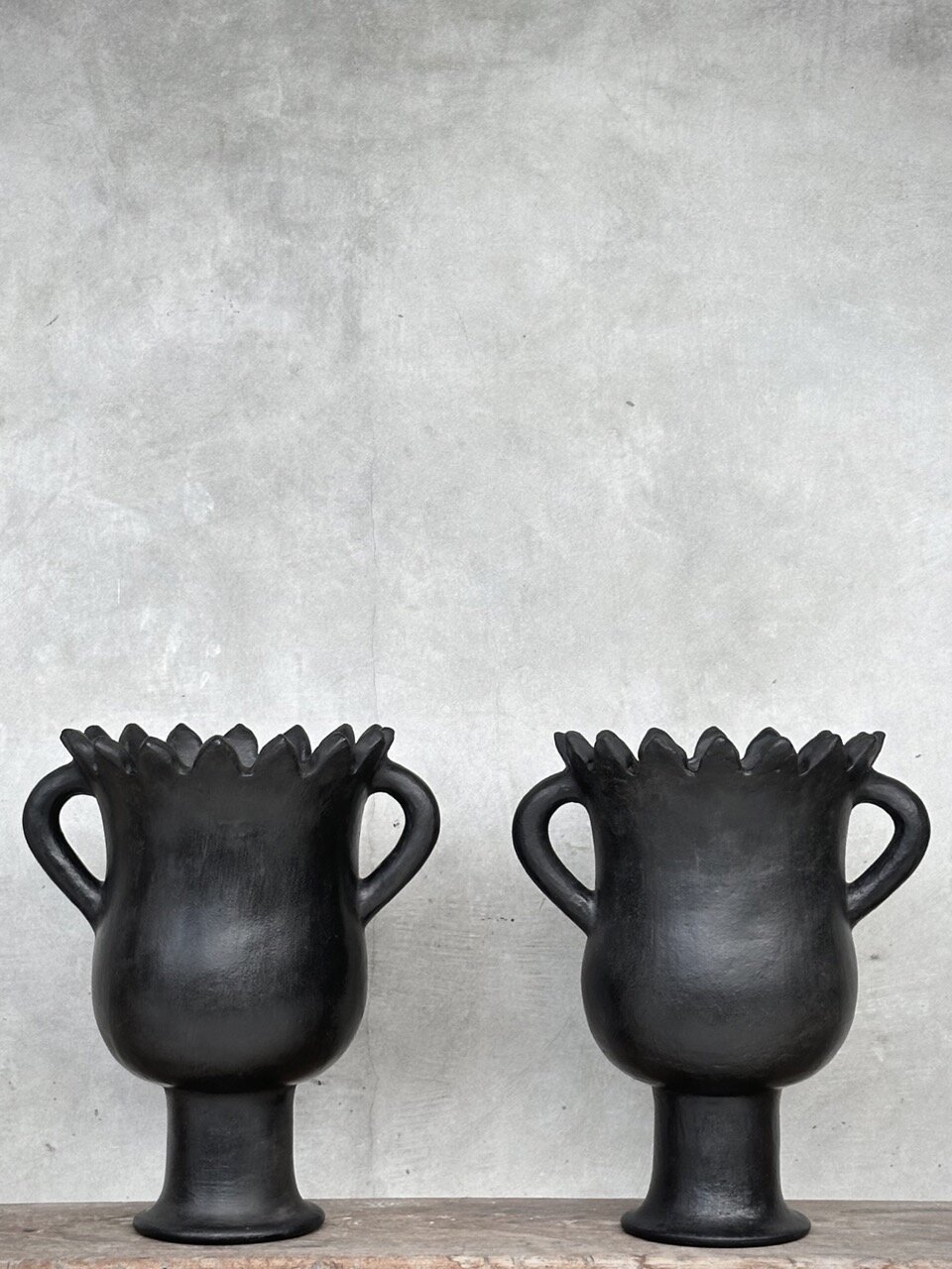 PIALA vase, black antique