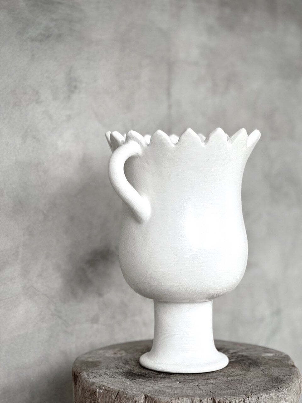 PIALA vase, white