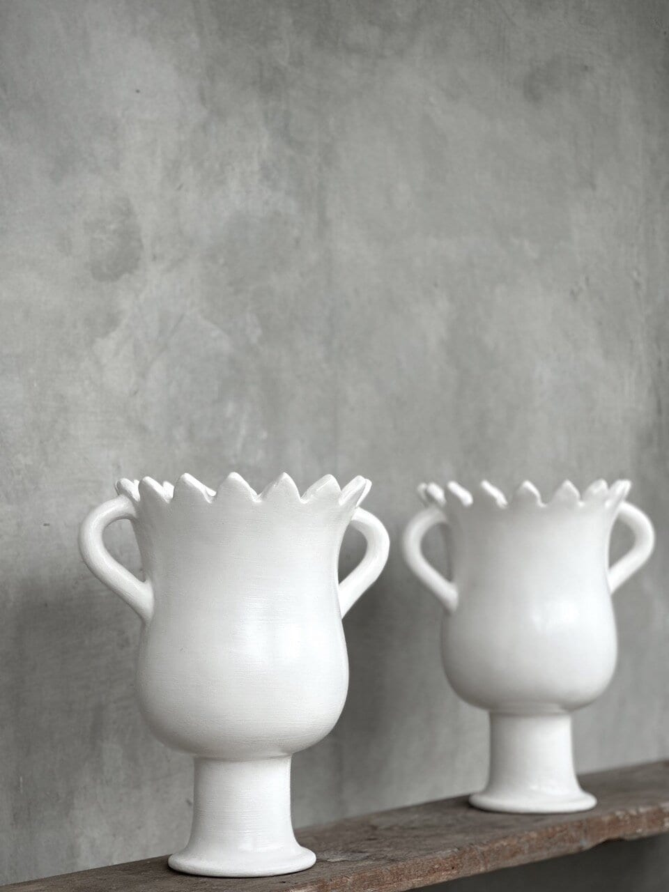 PIALA vase, white