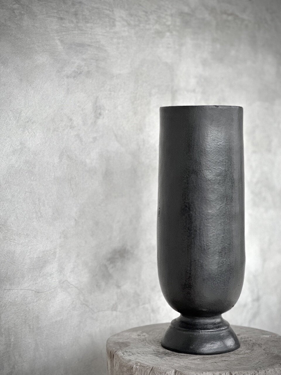 PONE vase, black antique