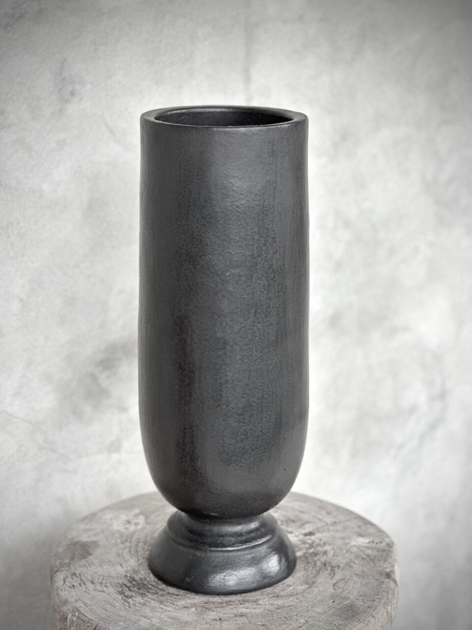 PONE vase, black antique