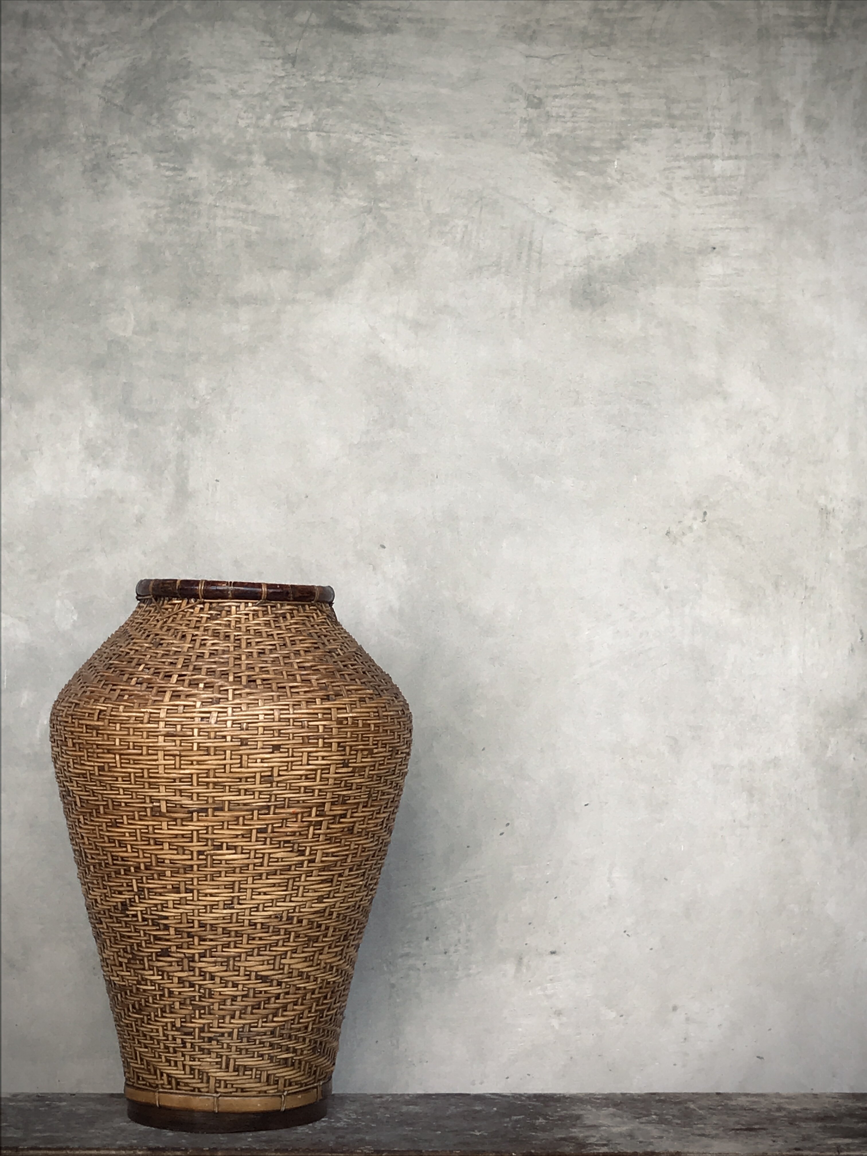 SUMBA, rattan basket, light brown