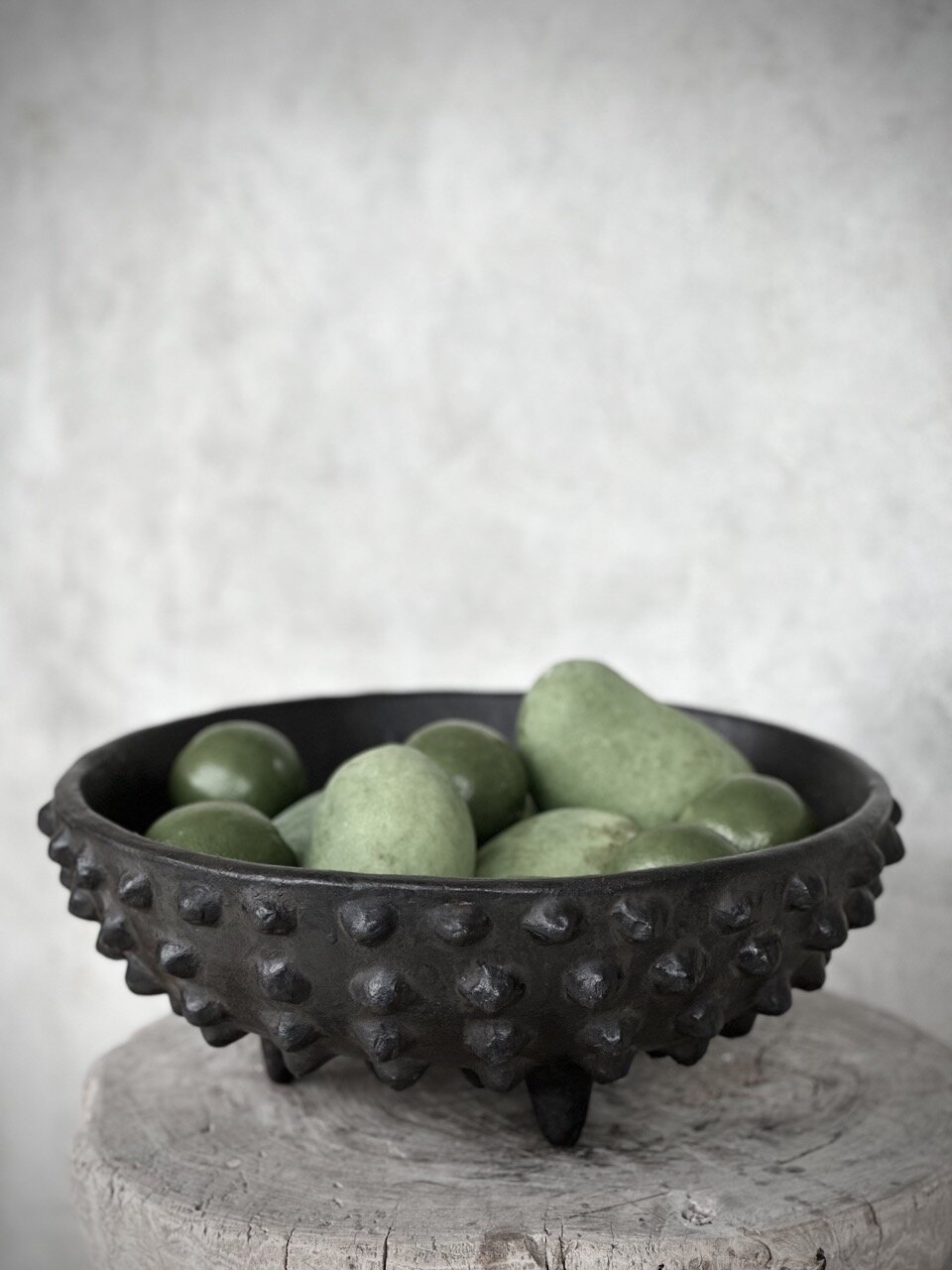 MAWA bowl with dots, black antique