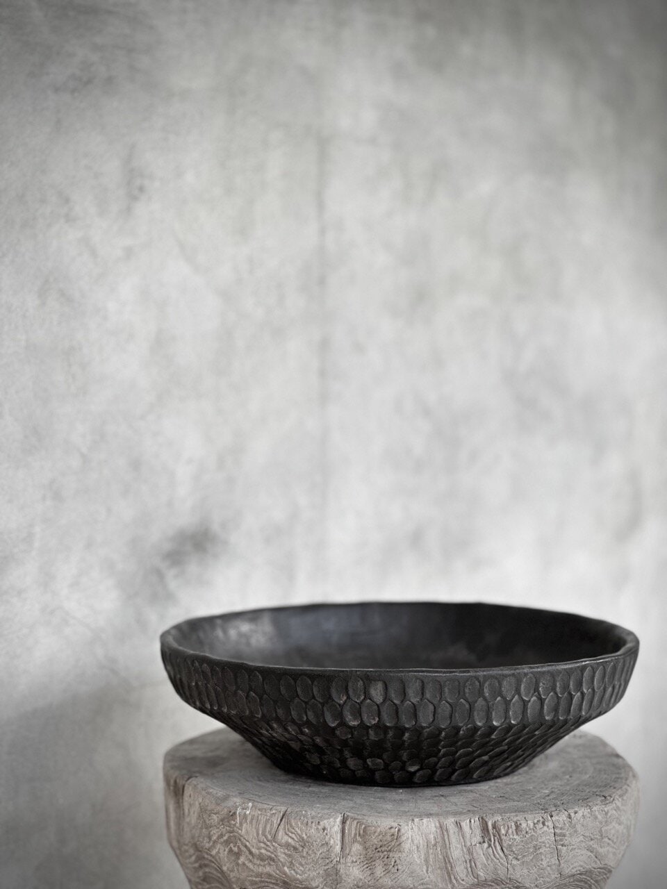 BIGO bowl, black antique