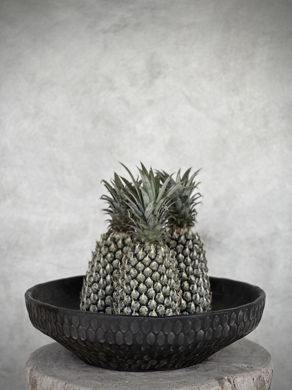 BIGO bowl, black antique