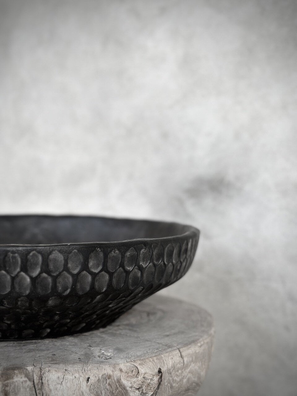 BIGO bowl, black antique