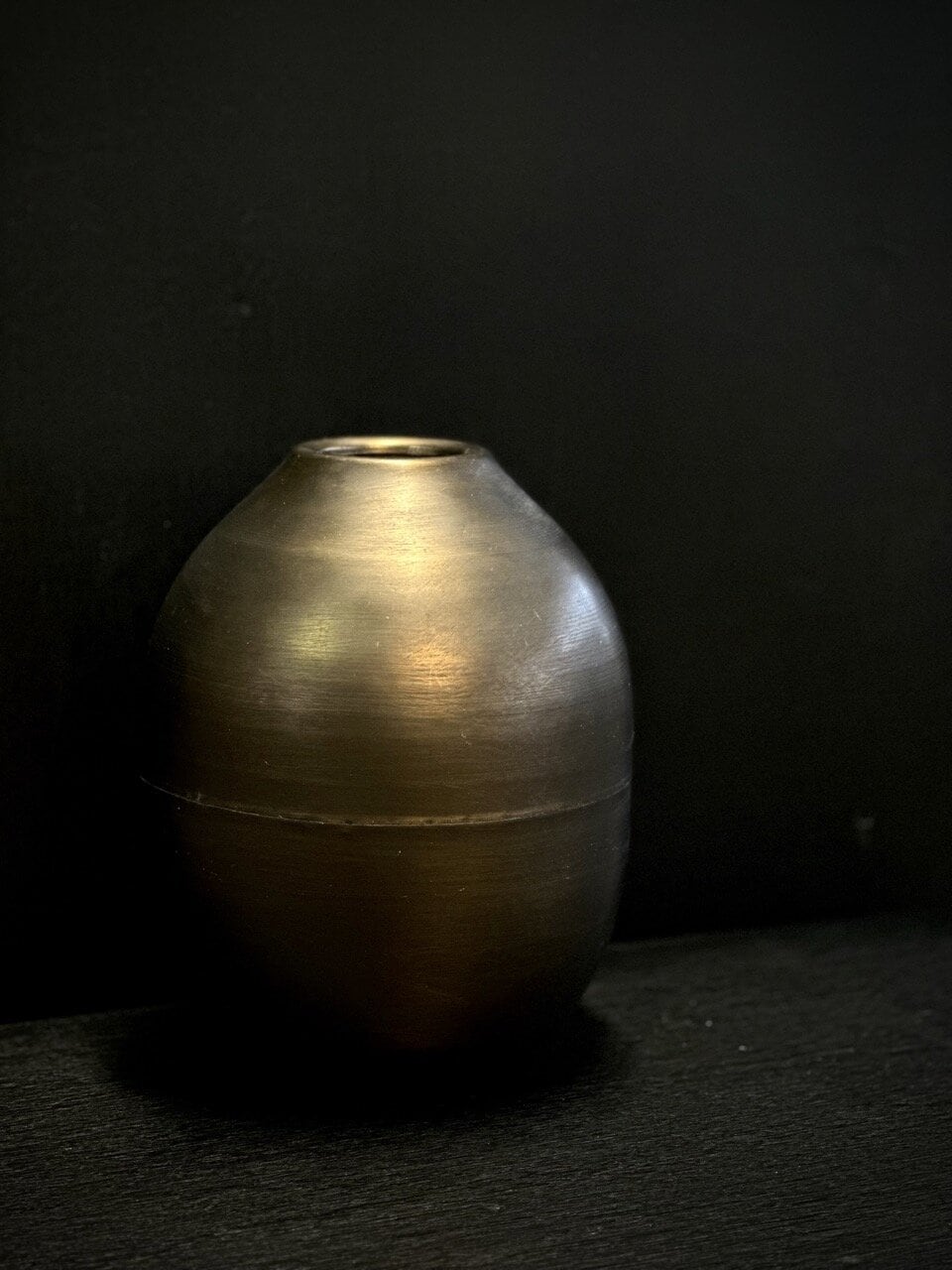 ASTON vase, antique gold/brown