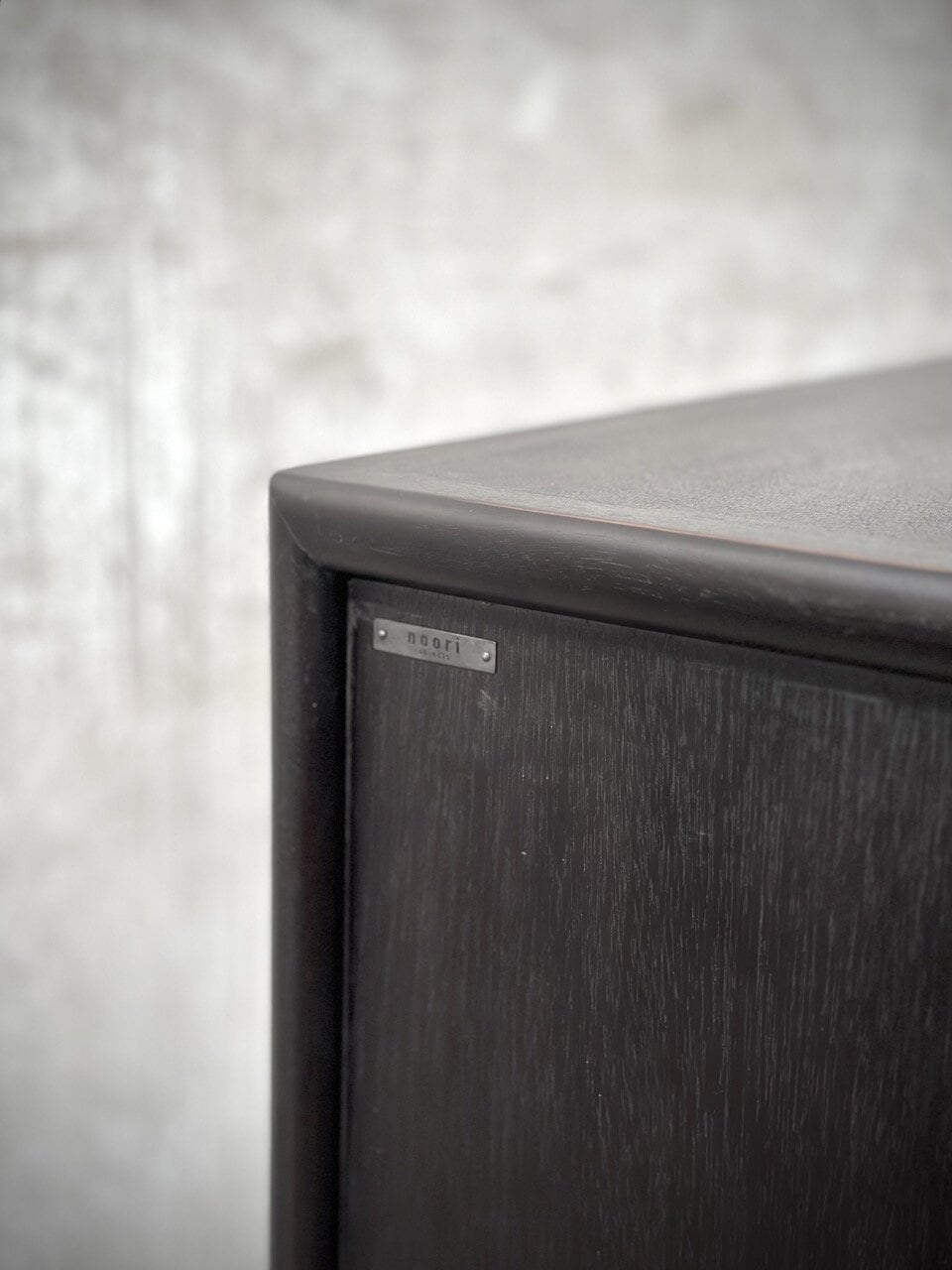 LING cabinet, china black & ash mindi, 4 doors