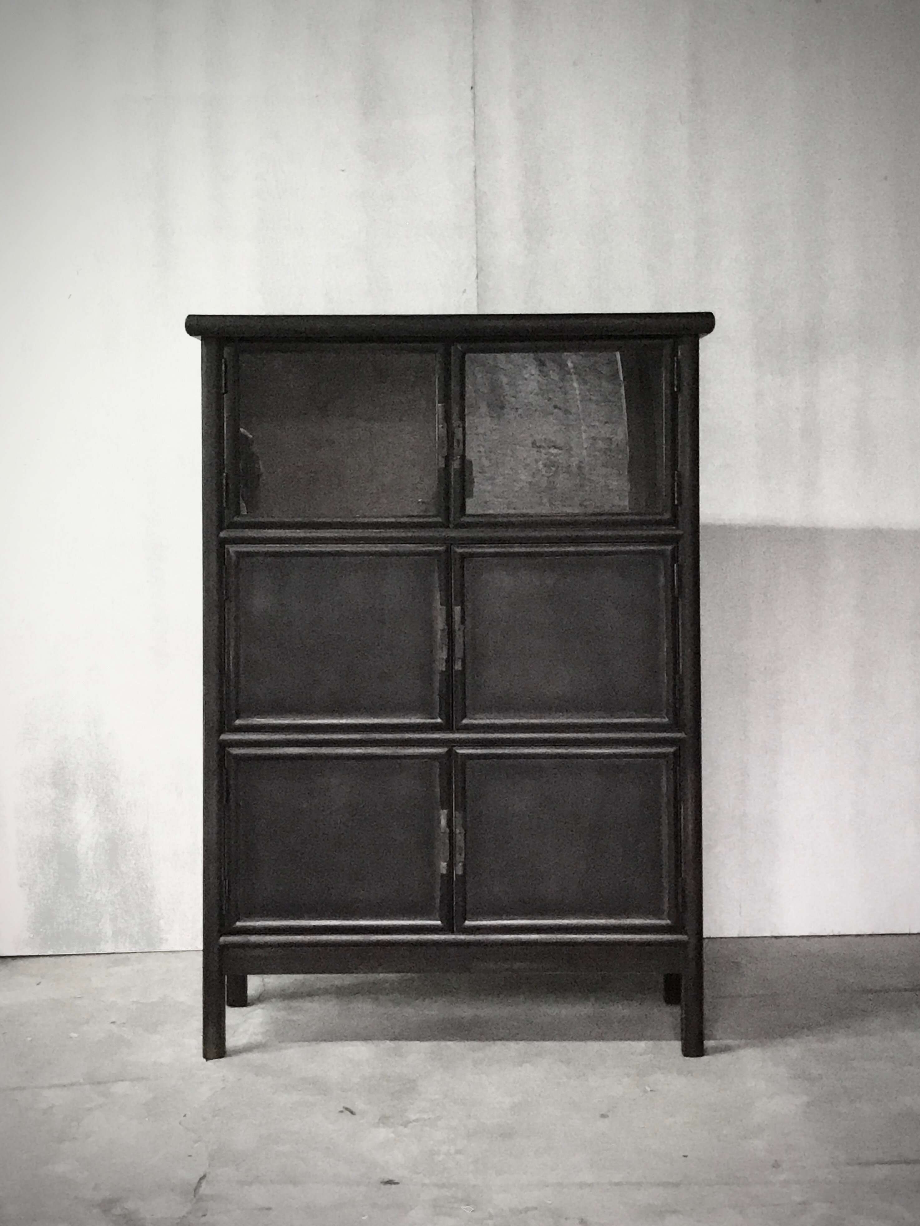 WU cabinet 6 doors,china black & ash mindi