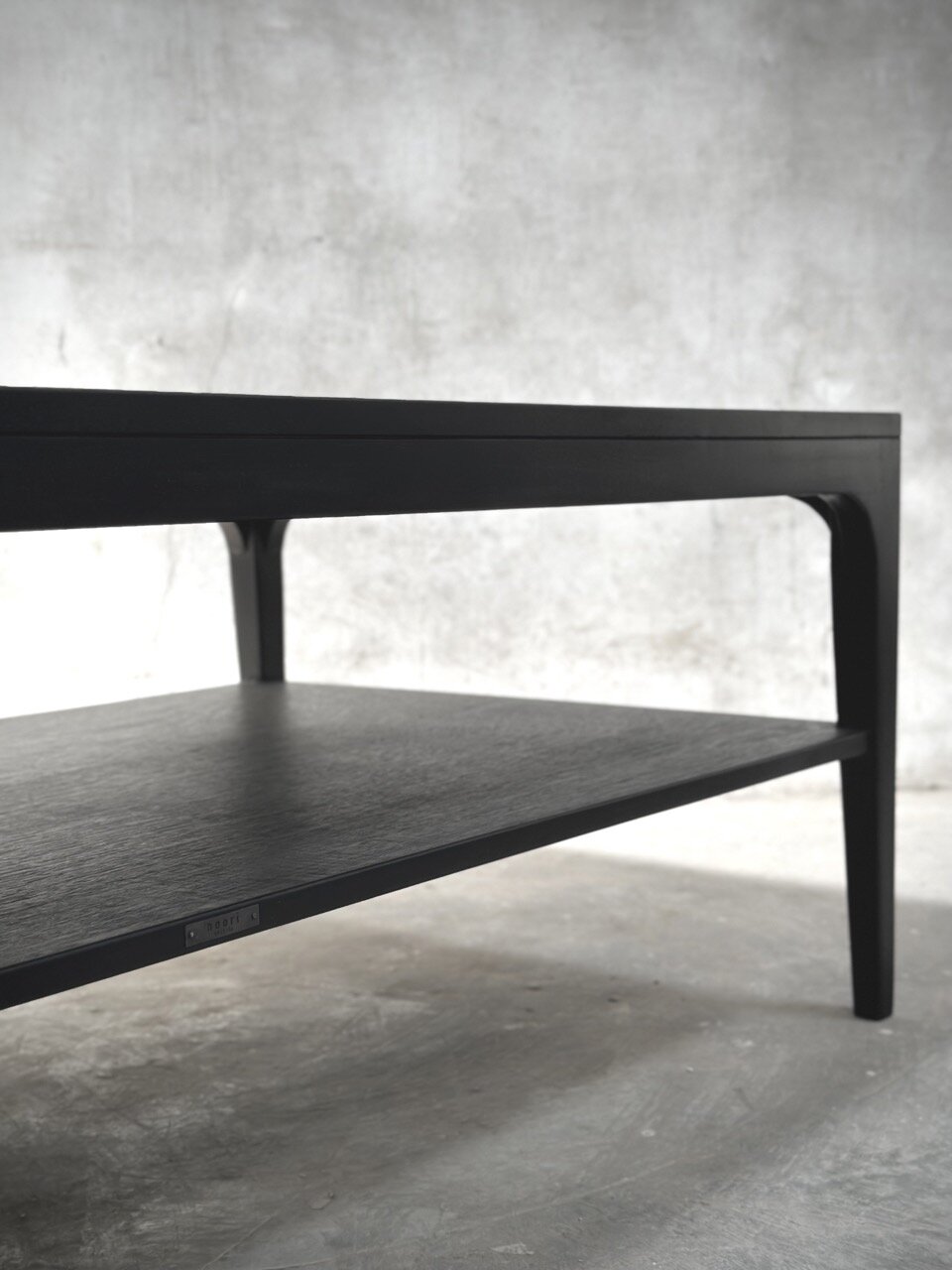 NORMA rectangular coffee table, black stain