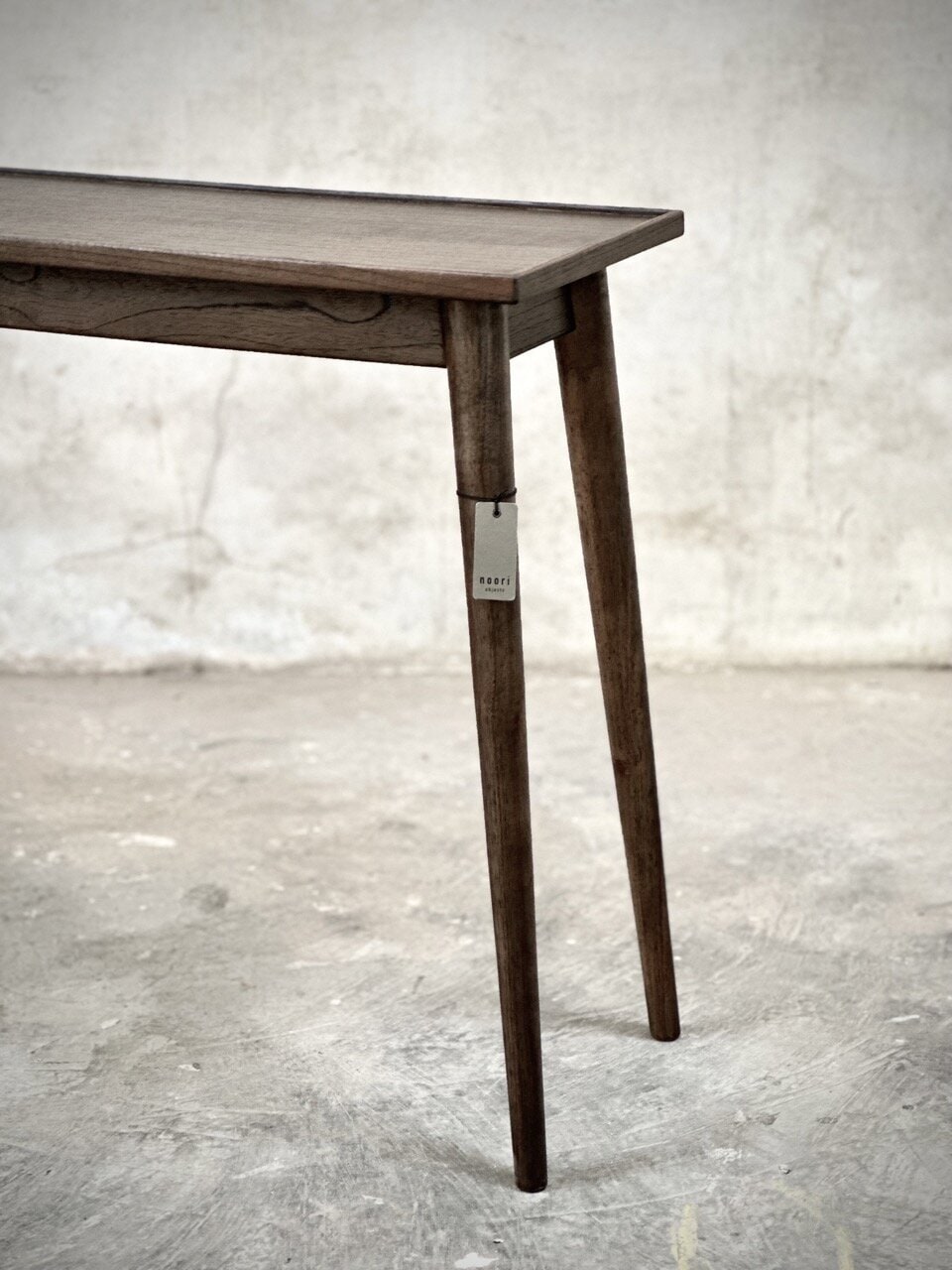 MILO console table small, vintage brown