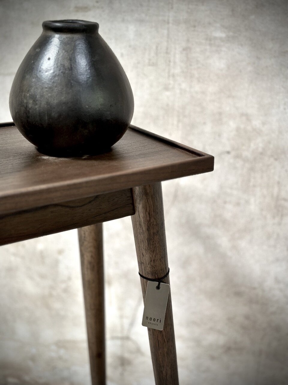 MILO console table small, vintage brown