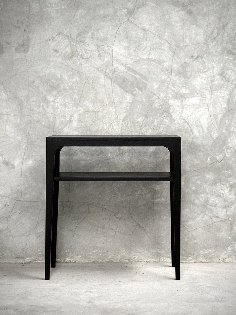 NORMA small console table, black stain