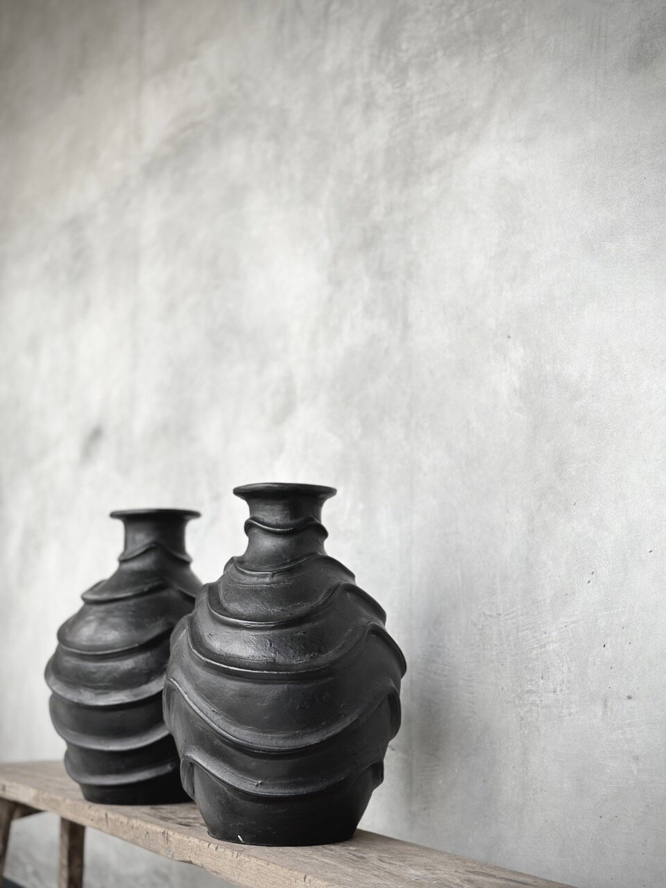 RIMBA vase, black antik