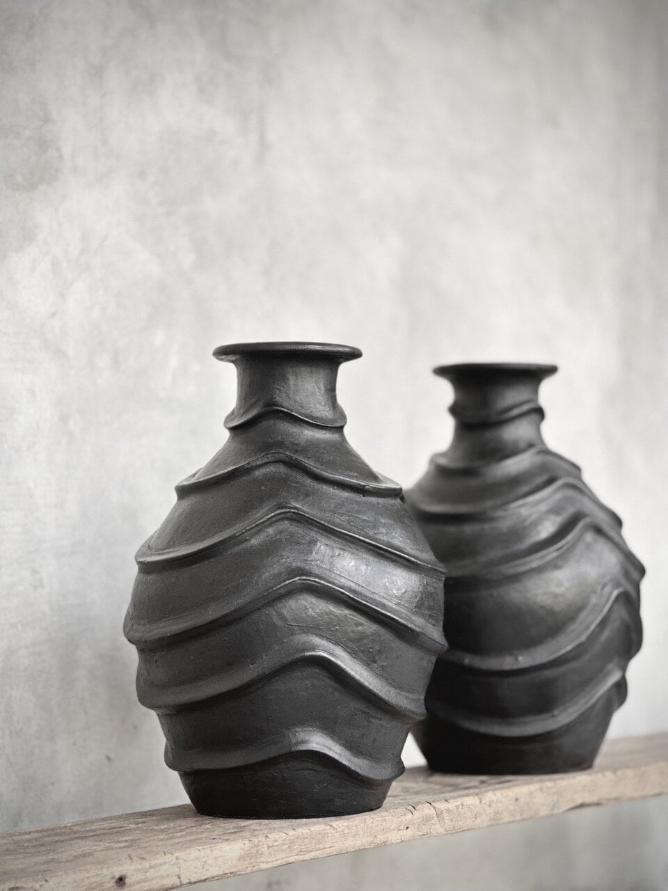 RIMBA vase, black antik